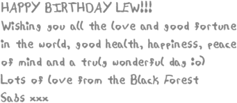 The Official Lewis Collins Fansite - Birthday wishes 2011